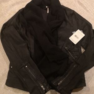 Free people moto jacket.